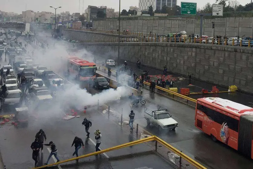 Manifestaciones en Teherán.