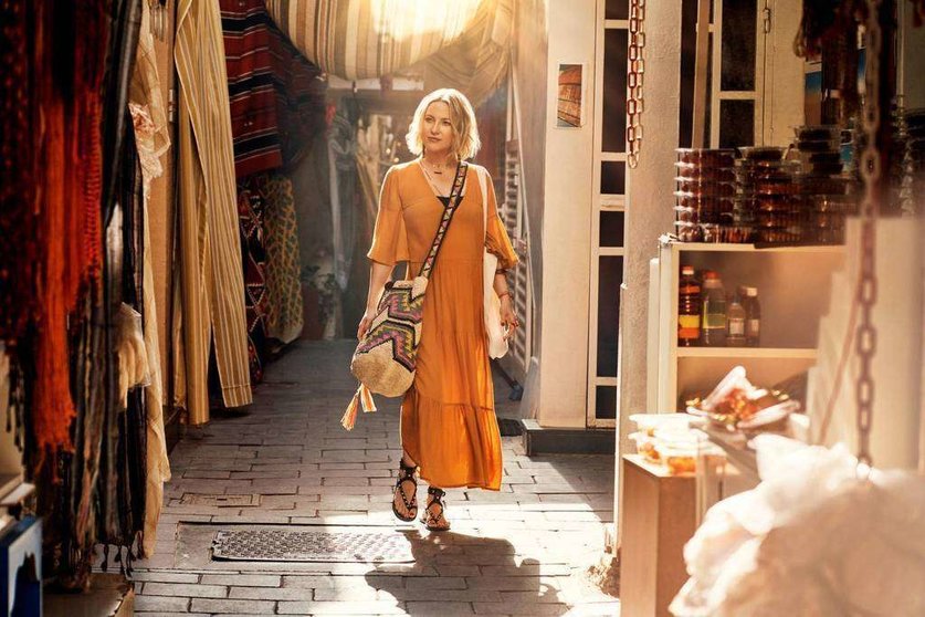 Kate Hudson explora los sitios tradicionales de Dubai (Cedida)
