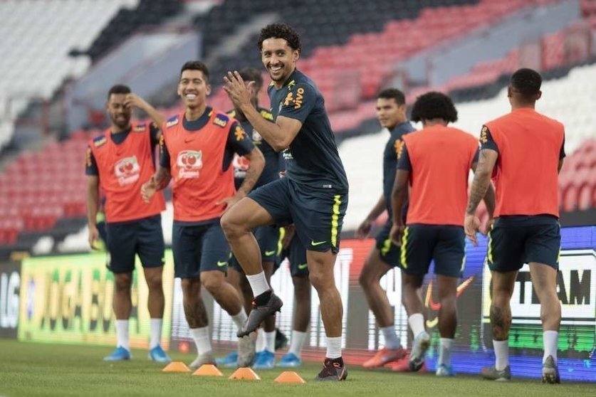 La selección brasilera se prepara para encuentro amistoso en Abu Dhabi. (Imagen: confederación Brasilera de Fútbol, web oficial)