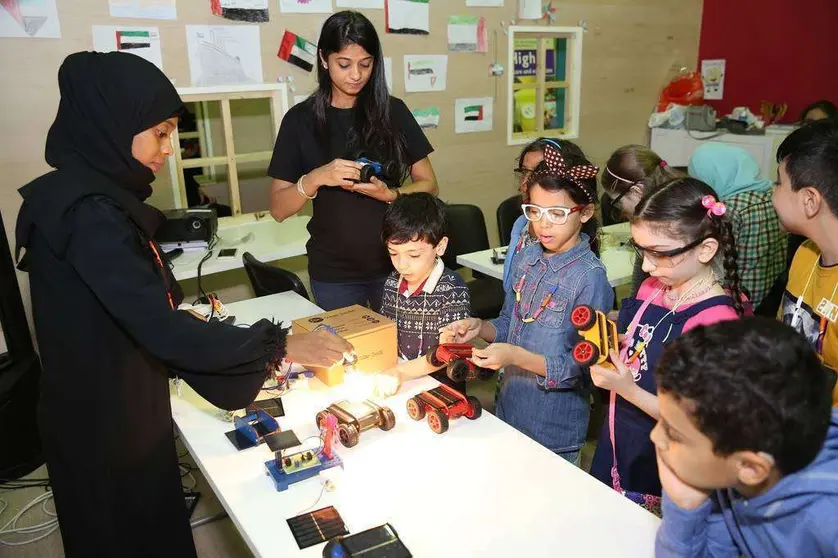 Niños durante taller. (Cedida)