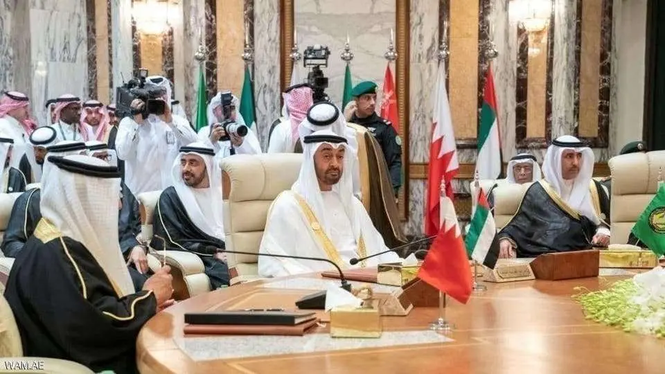 Mohammed bin Zayed en la cumbre del CCG. (Al Arabiya)