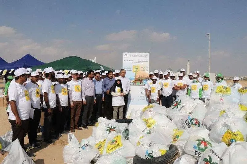 Jornada de limpieza en Sharjah. (Cedida)