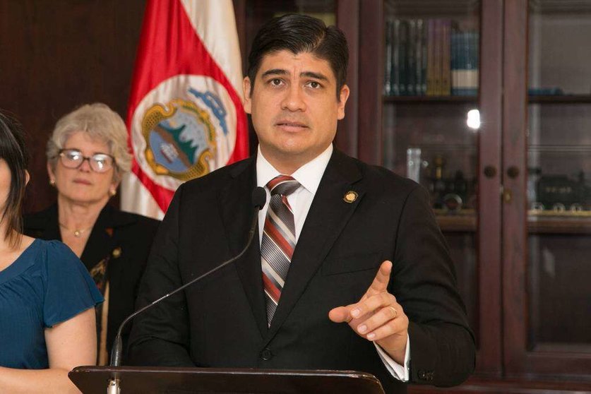Carlos Alvarado, presidente de Costa Rica.