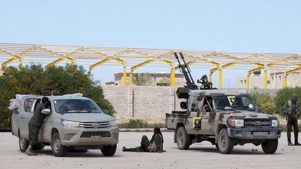 Milicias en la capital de Libia.