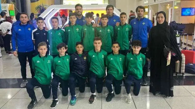 El Infantil del Real Betis en Al Ain.