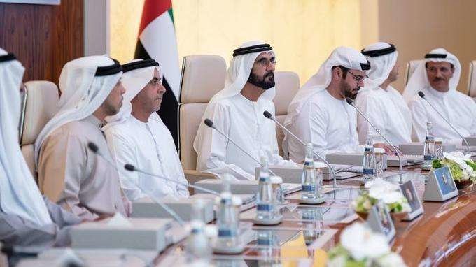 Reunión del primer Gabinete del año presidida por el jeque Mohammed. 