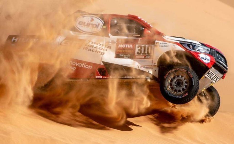 El Toyota de Fernando Alonso en el Dakar.