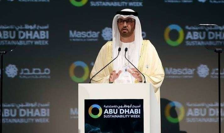 Sultan Ahmed Al Jaber, ministro de Estado de Emiratos Árabes Unidos y CEO de Abu Dhabi National Oil Company (Adnoc).