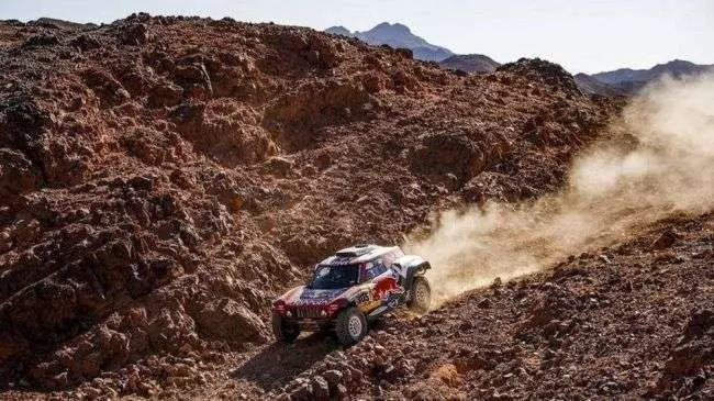 El mini de Carlos Sanz en el Dakar 2020.