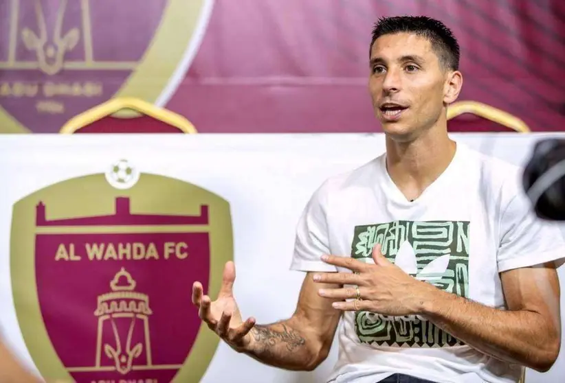 El ya ciudadano emirat&iacute; Sebasti&aacute;n Tagliab&uacute;e. (@AliRashidGarcia)