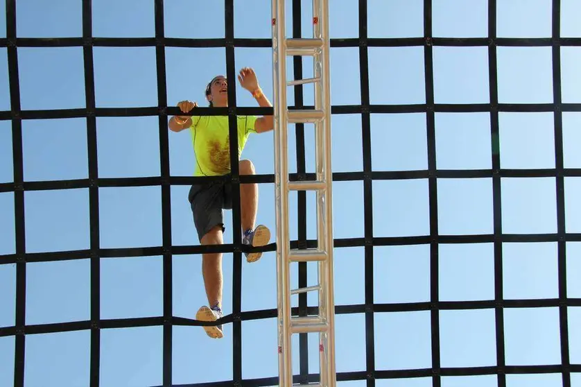 Una deportista participante en la Spartan Race. (EL CORREO)