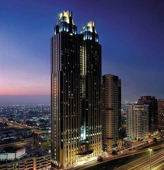 La torre de 42 pisos en Sheikh Zayed Road de Dubai.