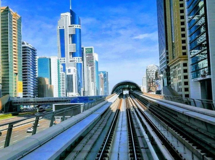 Una imagen del Metro de Dubai. (EL CORREO)