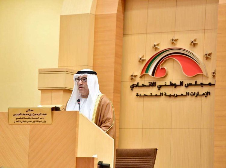  Abdul Rahman bin Mohammad bin Nasser Al Owais, ministro de Salud de EAU. (WAM)