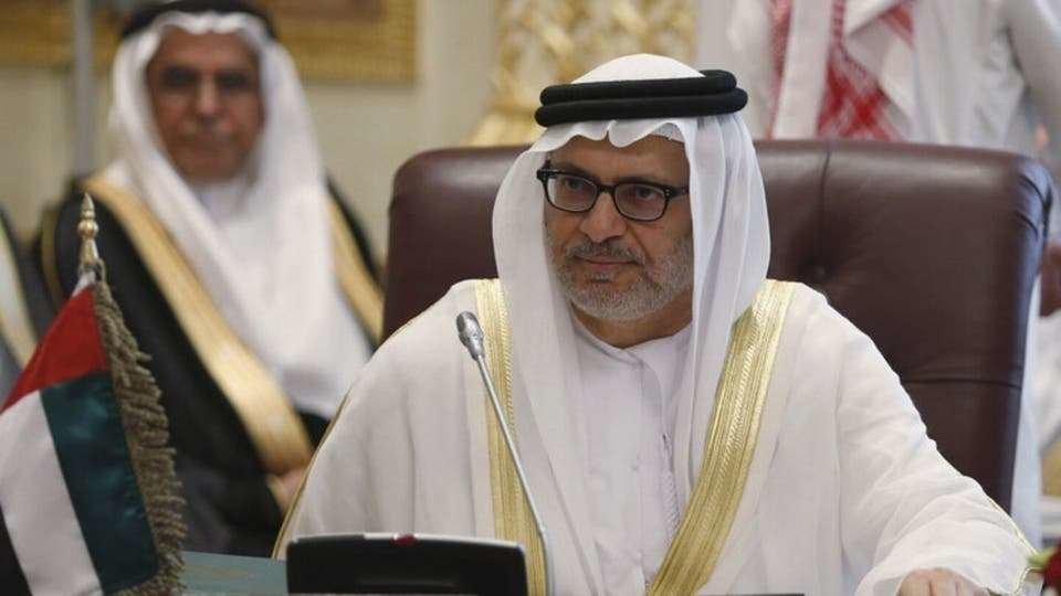 El asesor diplomático del presidente de EAU, Anwar Gargash. (Al Arabiya)