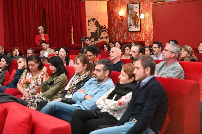 Asistentes de la presentación de la Semana de Cine Español en Dubai. (EL CORREO)
