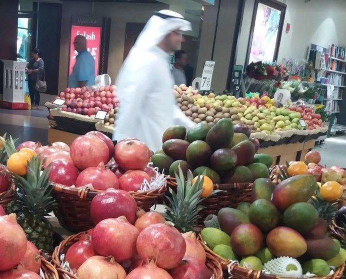 Productos alimenticios en un supermercado en EAU. (EL CORREO)