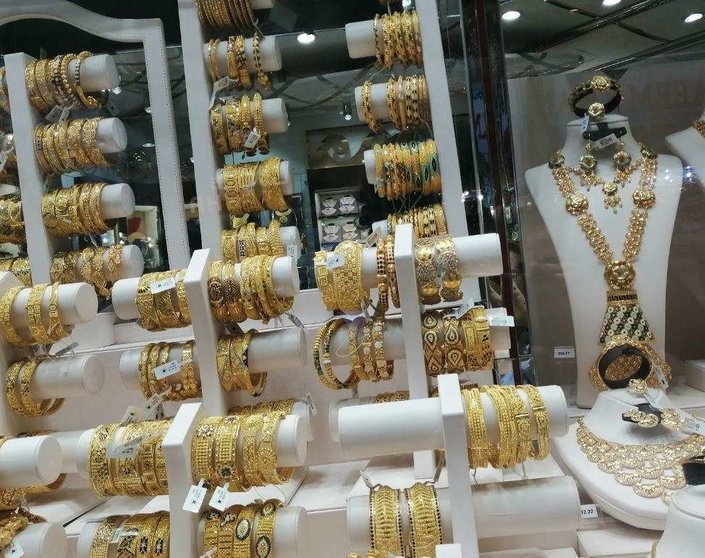 Joyas de oro en Emiratos Árabes Unidos. (EL CORREO)