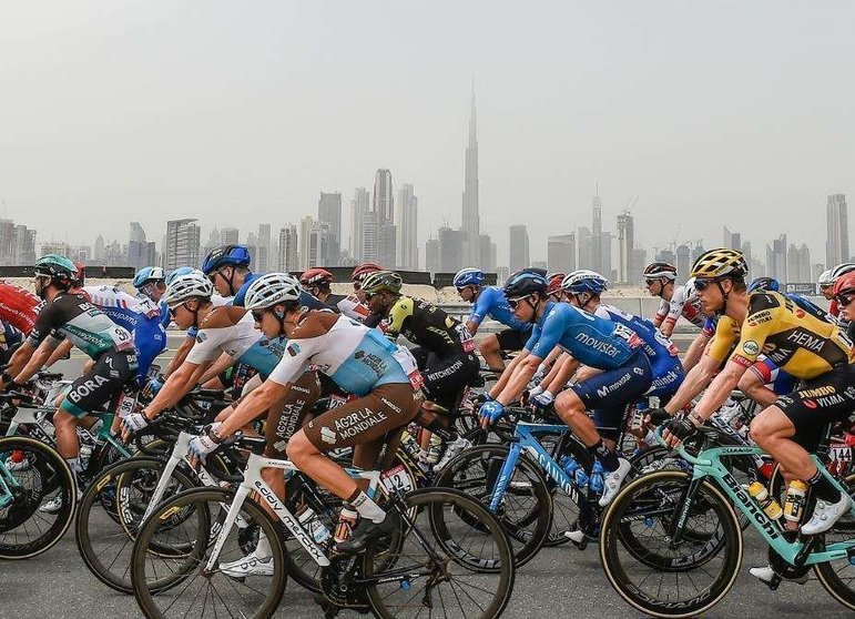 Una imagen del Tour de Emiratos 2020.