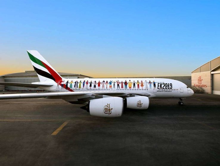 La aerolínea Emirates ha distribuido imágenes del EK 2019.
