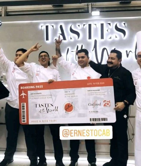 El equipo ganador de los restaurantes María Bonita Dubai. (Cedida)