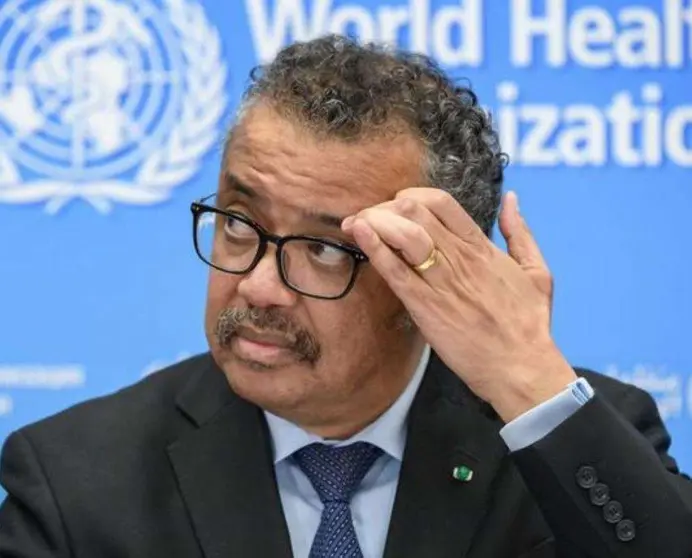 El director general de la Organización Mundial de la Salud (OMS), Tedros Adhanom Ghebreyesus,