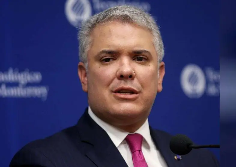 El presidente de Colombia, Iván Duque .