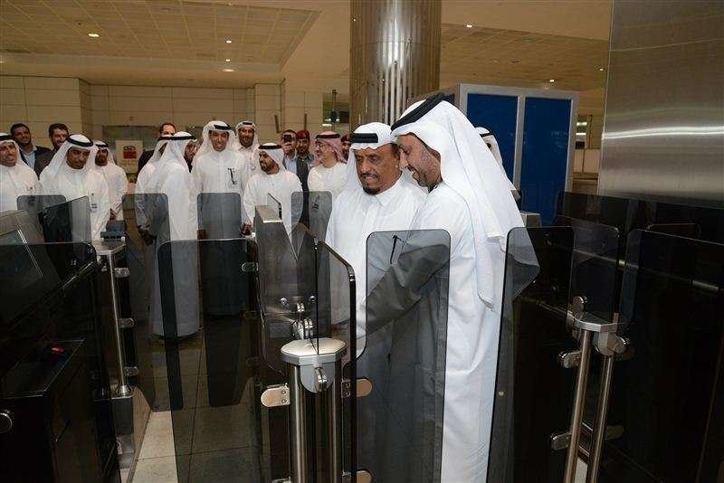 Control pasaportes en un aeropuerto de EAU.