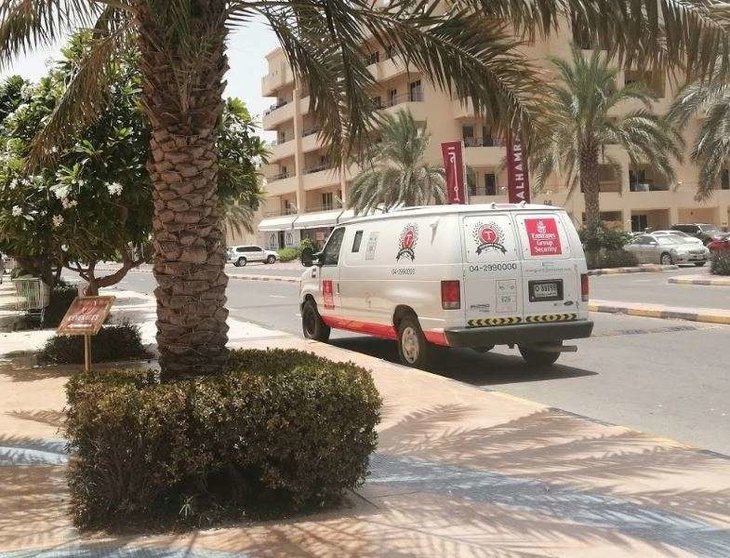 Un furgón encargado de transporte de dinero en Emiratos Árabes. (EL CORREO)