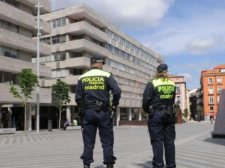 Policía municipal madrileña. (Twitter)