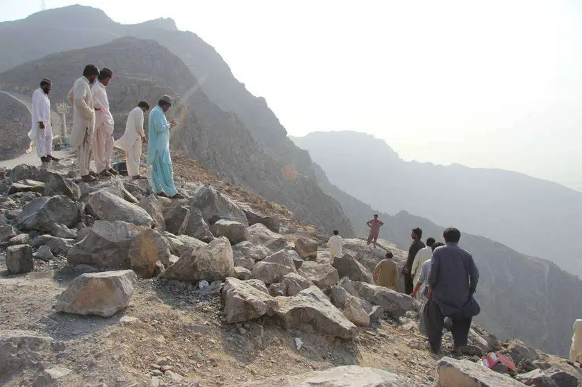 Eid al Adha en la montaña de Jebel Jais. (EL CORREO)