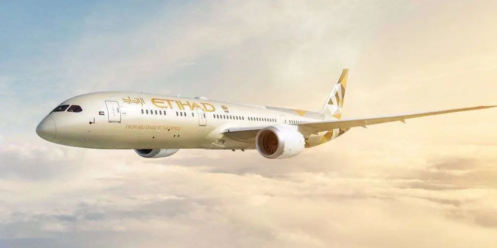 Un avión de la aerolínea Etihad Airways de Abu Dhabi. (WAM)