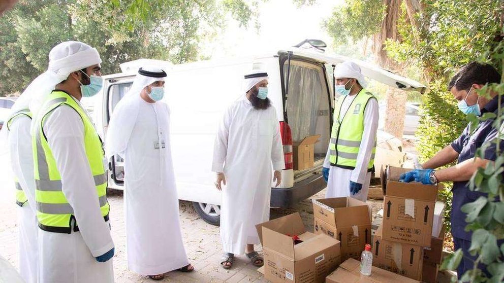 La municipalidad de Sharjah distribuyó imágenes de la confiscación de los productos.