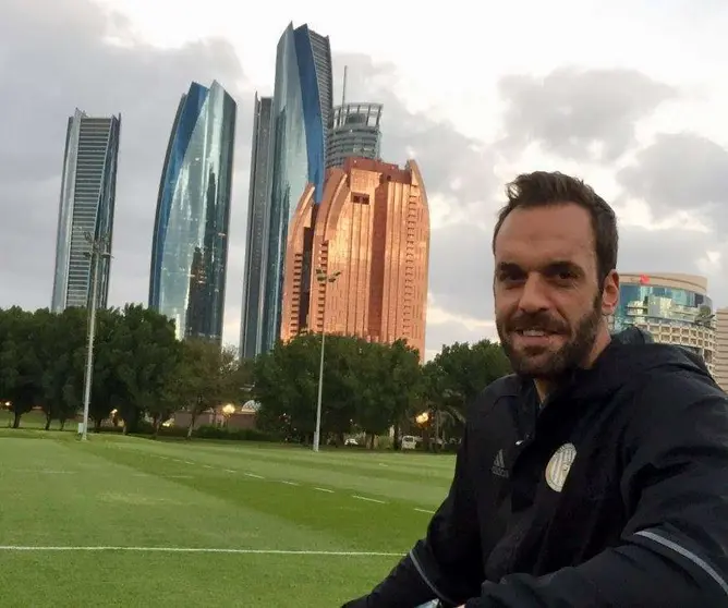 Manuel Almunia en Abu Dhabi. (R.Cañizares)