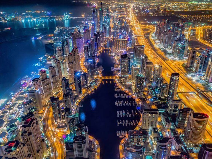 Una imagen de Dubai Marina. (WAM)