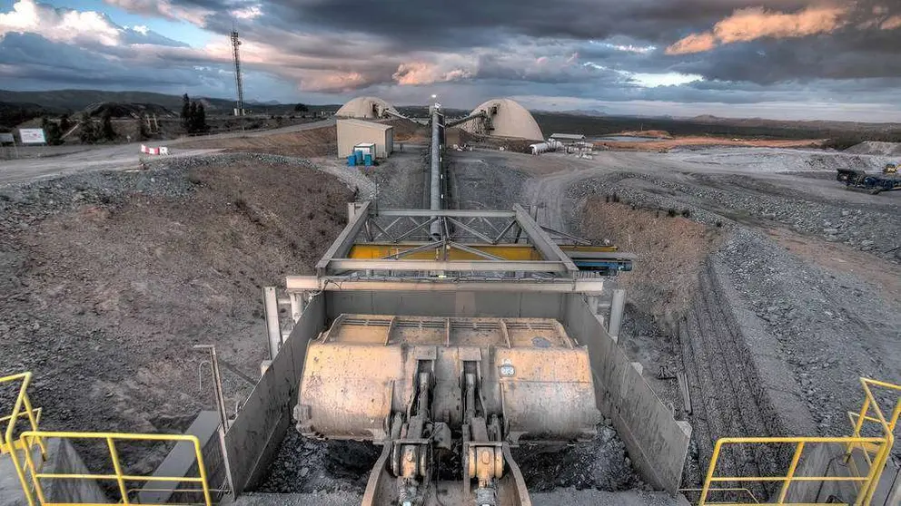 Machacadoras de mineral en la planta de Huelva. (Matsa)