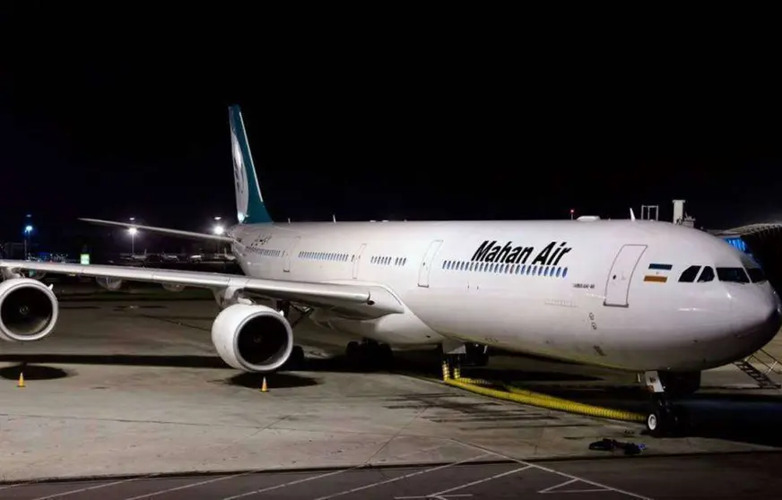 Avión iraní en Venezuela. (Twitter)