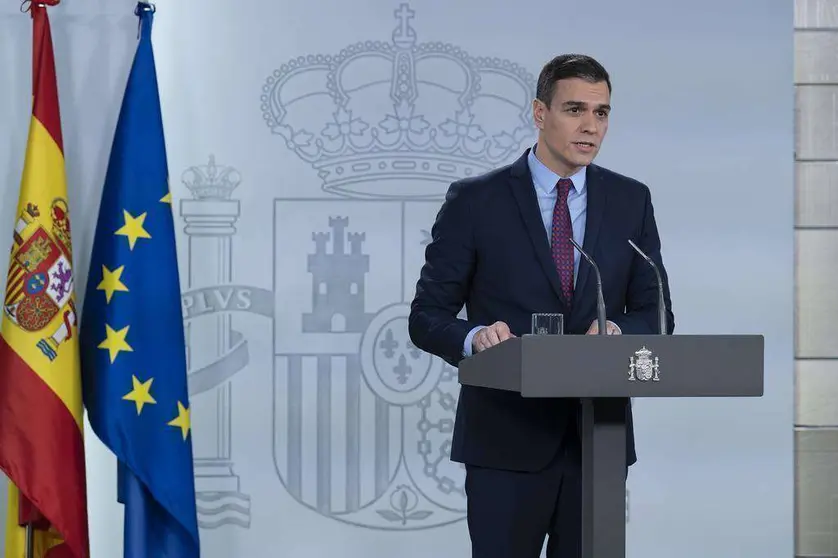 Pedro Sánchez, presidente del Gobierno de España.