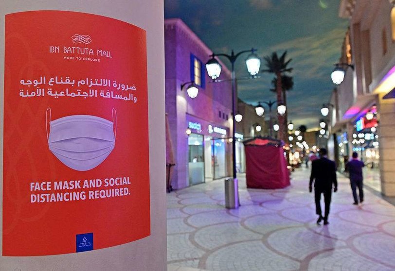 Una imagen de Battuta Mall en Dubai.