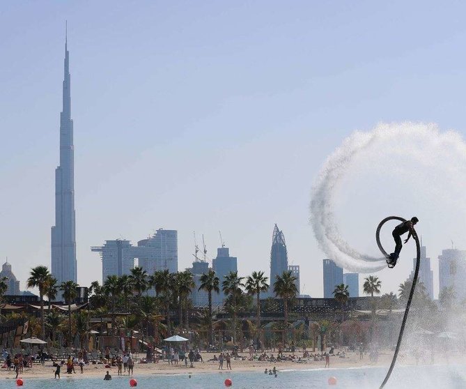Una imagen de una playa de Dubai. (Dubai Media Office)