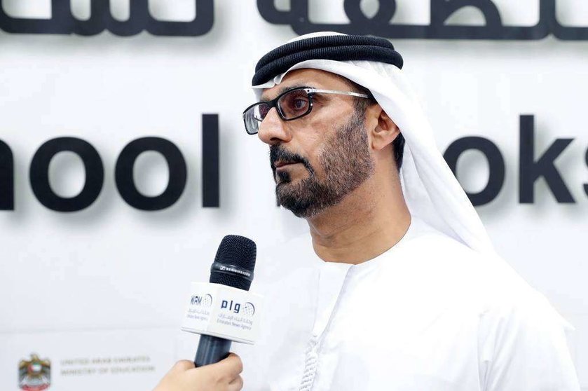 Hussain bin Ibrahim Al Hammadi, ministro de Educación de Emiratos Árabes Unidos. (WAM)