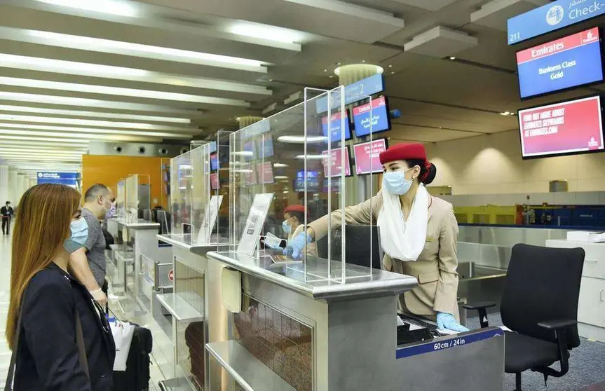 Una imagen de la Terminal 3 en el Aeropuerto Internacional de Dubai. (Emirates)