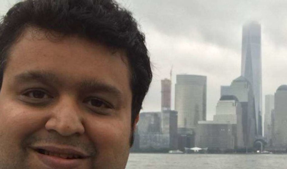 El empresario indio en su foto de perfil de Twitter.
