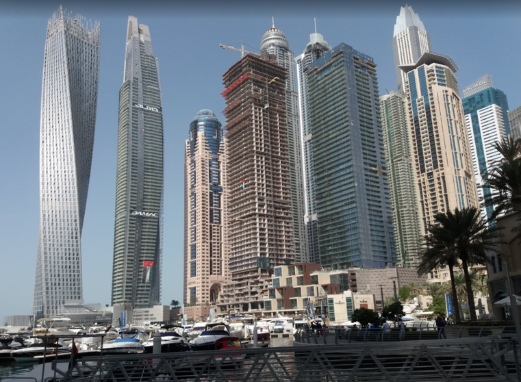 Una imagen de Dubai Marina. (EL CORREO)