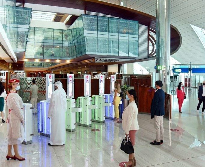 Una imagen de la Terminal 3 en el Aeropuerto Internacional de Dubai. (Emirates)