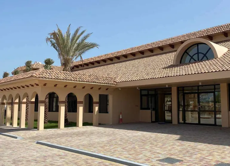 Las instalaciones de la Escuela Española de Abu Dhabi. (EL CORREO)
