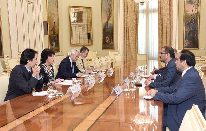 Reunión en Madrid en julio de 2019 de la ministra de Educación de España con su homólogo de Emiratos Árabes. (www.educacionyfp.gob.es)