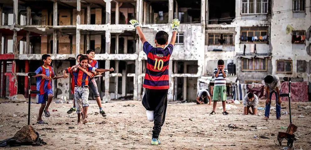 Una foto ganadora de un certamen anterior y que fue tomada en la ciudad de Gaza.