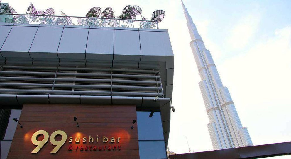 99 Sushi Bar se encuentra situado en el corazón de Dubai junto al Burj Khalifa. (EL CORREO)