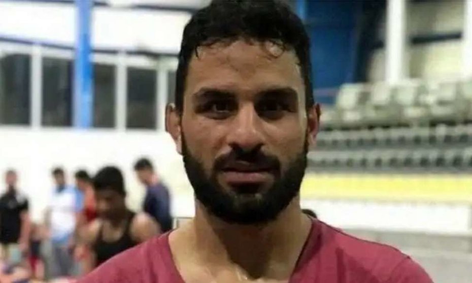 El luchador iraní Navid Afkarai. (Twitter)